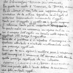 Pino Pascali - manoscritto